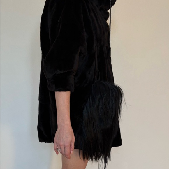 Prada Women's Black Fur Coat - Picture 9 of 10